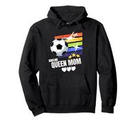 Sideline Queen Mom Soccer Game Days Mom Gift Sudadera con Capucha