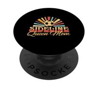 Sideline Queen Mom Soccer Mom Gift Game Days Gift For Mom PopSockets PopGrip Adhesivo