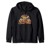 Sideline Queen Mom Soccer Mom Gift Game Days Gift For Mom Sudadera con Capucha