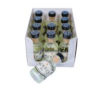 SIDERIT Gin London Dry 43% Vol, Pack 12 Miniaturas 50ml - Ginebra artesanal destilada en Cantabria con 12 botánicos, incluido té de roca. Destilación en vidrio máxima pureza y aroma