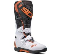 Sidi Crossair Botas de motocross, negro-blanco-bronce, tamaño 46 para Hombres