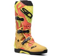 Sidi Crossair Botas de motocross, verde-amarillo-oro, tamaño 50 para Hombres