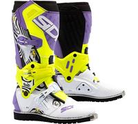 Sidi Crossair HD Billy Bolt, botas 48 EU male Lila/Blanco/Amarillo Neón/Negro