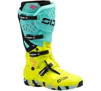 Sidi Crossair-X Botas de motocross, Amarillo menta/neón, Talla 43