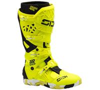 Sidi Crossair-X Botas de motocross, Amarillo neón, Talla 43