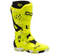 Sidi Crossair-X Botas de motocross, Amarillo neón, Talla 46