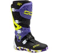Sidi Crossair-X Botas de motocross, negro/morado, Talla 42