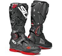Sidi Crossfire 2 SM Botas de motocross, negro-blanco-rojo, tamaño 43 para Hombres