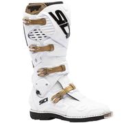 Sidi Crossfire 3 Botas de motocross, Blanco/Bronce, Talla 41
