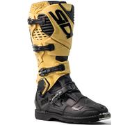 Sidi Crossfire 3 Botas de motocross, negro-oro, tamaño 44 para Hombres
