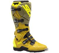 Sidi Crossfire 3 Botas de motocross, Oliva/amarillo, Talla 43