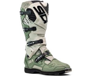 Sidi Crossfire 3 Botas de motocross, verde-beige, tamaño 40 para Hombres