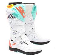 Sidi Crossfire 3 SRS, botas 43 EU male Blanco/Verde Menta/Fucsia