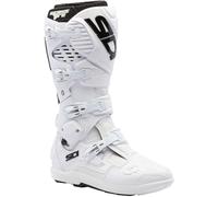 Sidi Crossfire 3 SRS Botas de Motocross, Blanco/Negro, Talla 46