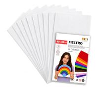 SIDI Fieltro Blanco 5 Láminas 40x30 Tela Manualidades DIY