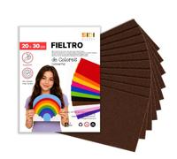 SIDI Fieltro Marrón 10 Láminas 20x30 Tela Manualidades DIY