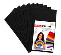 SIDI Fieltro Negro 5 Láminas 40x30 Tela Manualidades DIY