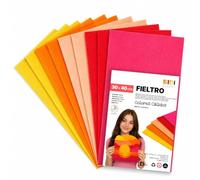 SIDI Fieltro Pack Colores Cálidos 40 Láminas 40x30 Tela Manualidades DIY