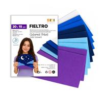 SIDI Fieltro Pack Colores Fríos 10 Láminas 20x15 Tela Manualidades DIY