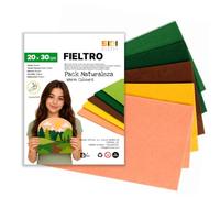 SIDI Fieltro Pack Naturaleza 40 Láminas 20x30 Tela Manualidades DIY