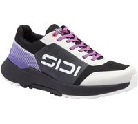 Sidi Fluxx Low Zapatos de moto, negro-blanco, tamaño 45 para Hombres