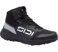Sidi Fluxx Mid Zapatos de moto impermeables, negro, Talla 45