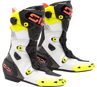 Sidi Mag 2 Air, botas 40 EU male Whinte/Negro/Amarillo Neón/Rojo