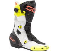 Sidi Mag-2 Air Botas de moto, Negro/Blanco/Neón, Talla 40