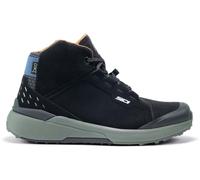 Sidi Nucleus Suede Zapatos de moto impermeables, negro/verde, Talla 44