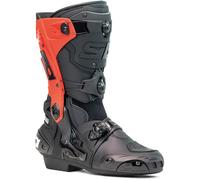 Sidi Rex Botas de moto, negro-rojo, tamaño 48 para Hombres
