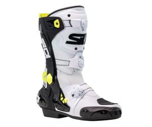 Sidi Rex CE Blanco/Negro/Amarillo Botas Motocicleta Moto