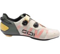 Sidi Wire 3 - Zapatos de carretera para hombre, color arena coral fluo, 44