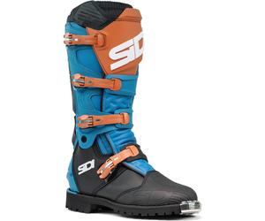 Sidi X-Power Enduro Botas de motocross, verde-azul-bronce, tamaño 46 para Hombres