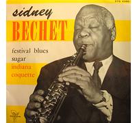 Sidney Bechet - SIDNEY BECHET festival blues/sugar/indiana/coquette EP 7" Trianon VG++