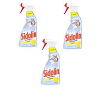 Sidolin - Limpiador de cristal (limón, 3 x 500 ml, para un brillo perfecto y contra microgris)