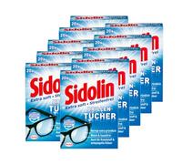 Sidolin Paños de limpieza para gafas, 200 unidades (10 x 20), toallitas húmedas para gafas, pantallas, pantallas, limpiar sin esfuerzo y sin pelusas, ideales para viajes