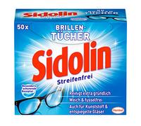 Sidolin Paños de limpieza húmedos para gafas, pantallas y pantallas (50 unidades)