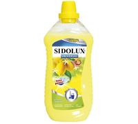 Sidolux Limpiador de suelos universal, líquido de superficie multiusos para ventanas, muebles, cocina y baño, 100% eliminación de suciedad (aroma a limón, 1000 ml)