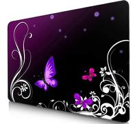 Sidorenko Alfombrilla de ratón - Mouse Pad 280 x 200 mm - Bordes sin Bordes - Superficie Especial Que Mejora la Velocidad y la precisión - Antideslizante - Púrpura