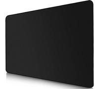 Sidorenko Alfombrilla de ratón - Mouse Pad 280 x 200 mm - Bordes sin Bordes - Superficie Especial Que Mejora la Velocidad y la precisión - Antideslizante - Negro