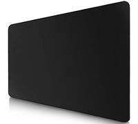 Sidorenko Alfombrilla de ratón -Mouse Pad 350 x 260 mm - Bordes sin Bordes - Superficie Especial Que Mejora la Velocidad y la precisión - Antideslizante - Negro