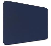 Sidorenko Alfombrilla para ratón de 28 x 20 cm, con bordes cosidos, antideslizante, azul marino, para PC con superficie lisa, pequeña, para todos los usos