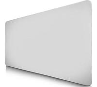 Sidorenko Alfombrilla XXL - Mouse Pad Gaming 900 x 400 mm - Bordes sin Bordes - Antideslizante - Alfombrilla Gaming - Blanco