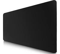 Sidorenko Alfombrilla XXL - Mouse Pad Gaming 900 x 400 mm - Bordes sin Bordes - Antideslizante - Alfombrilla Gaming - Negro