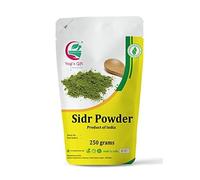 Sidr Polvo (Ziziphus Jujuba) 250g| Limpiador y acondicionador de cabello a base de hierbas naturales | Rejuvenece los folículos pilosos | Suaviza y refresca la piel | 100% Puro y Natural |Yogi's Gift®