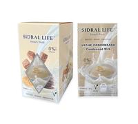SIDRAL LIFE - Dulce/Bebidas Instantáneas en Polvo para leche - Saborizantes Sin Azucar y con Vitamina C y B12-15 Sobres (Leche Condensada)