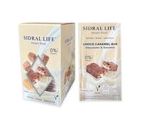 SIDRAL LIFE - Dulce/Bebidas Instantáneas en Polvo para leche - Saborizantes Sin Azucar y con Vitamina C y B12-15 Sobres (Barrita Caramelo y Chocolate)