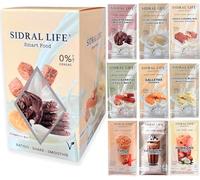 SIDRAL LIFE -Saborizantes sin azúcar para leche,batidos o postres. Instantáneas en Polvo - Saborizantes Sin Azucar ni gluten y con Vitamina C y B12-15 Sobres (Mix)