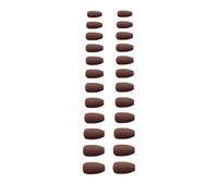 siduytin 1 Juego de prensa en las uñas, extensión desmontable mediana, puntas mate, calcomanías de moda, envolturas, regalos de salón de bailarina, Kit de manicura , tipo 8