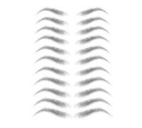 siduytin Adhesivo 3D para cejas resistente al desgaste, práctico adhesivo estéreo de un , adhesivos decorativos para cejas postizas de varias formas , E16 y negro